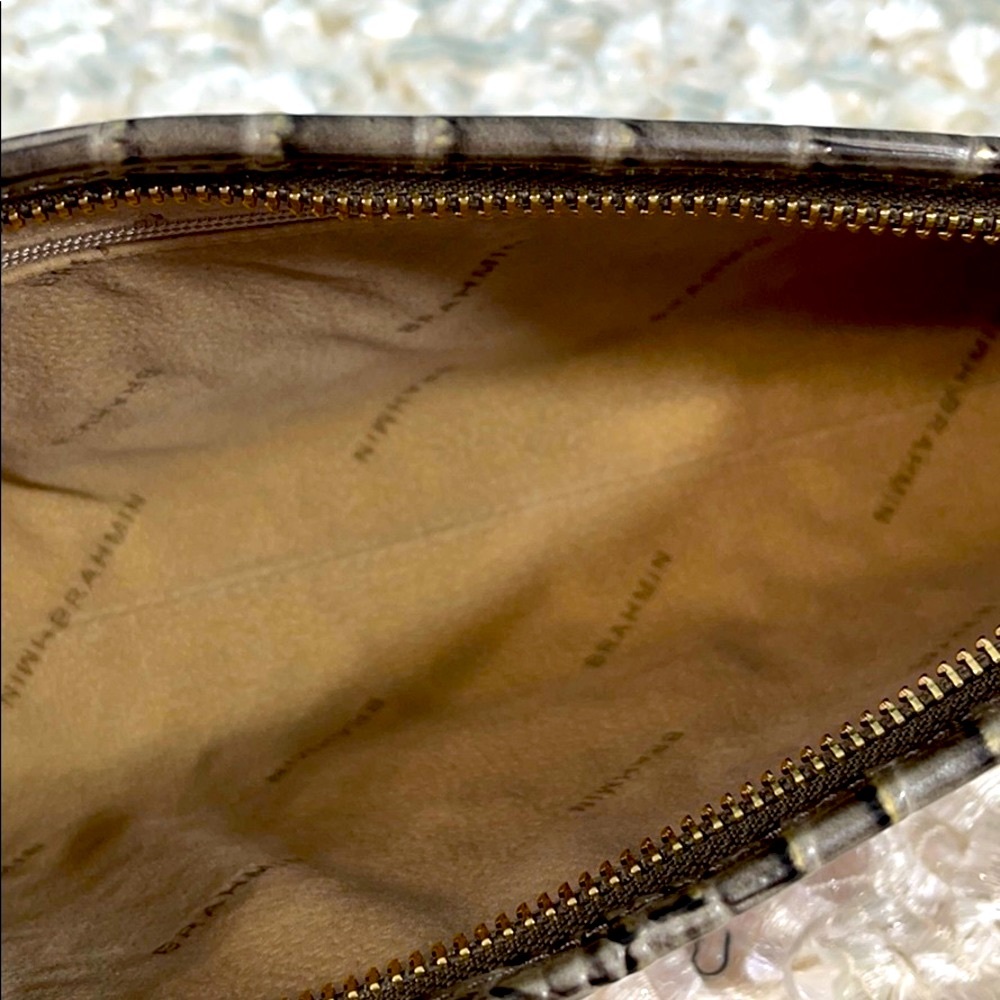 Brahmin 'Kayla' Garnet Ombre Leather Wristlet - Picture 6 of 8